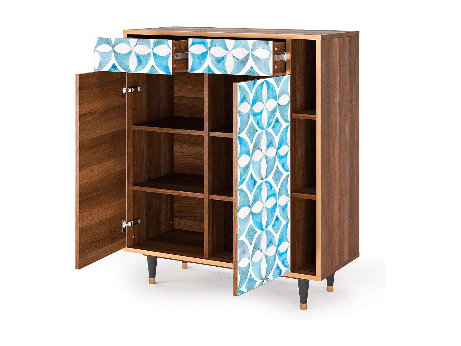 Buffet - 96х110х41 cm - BS6 - Porto Mood, Noyer