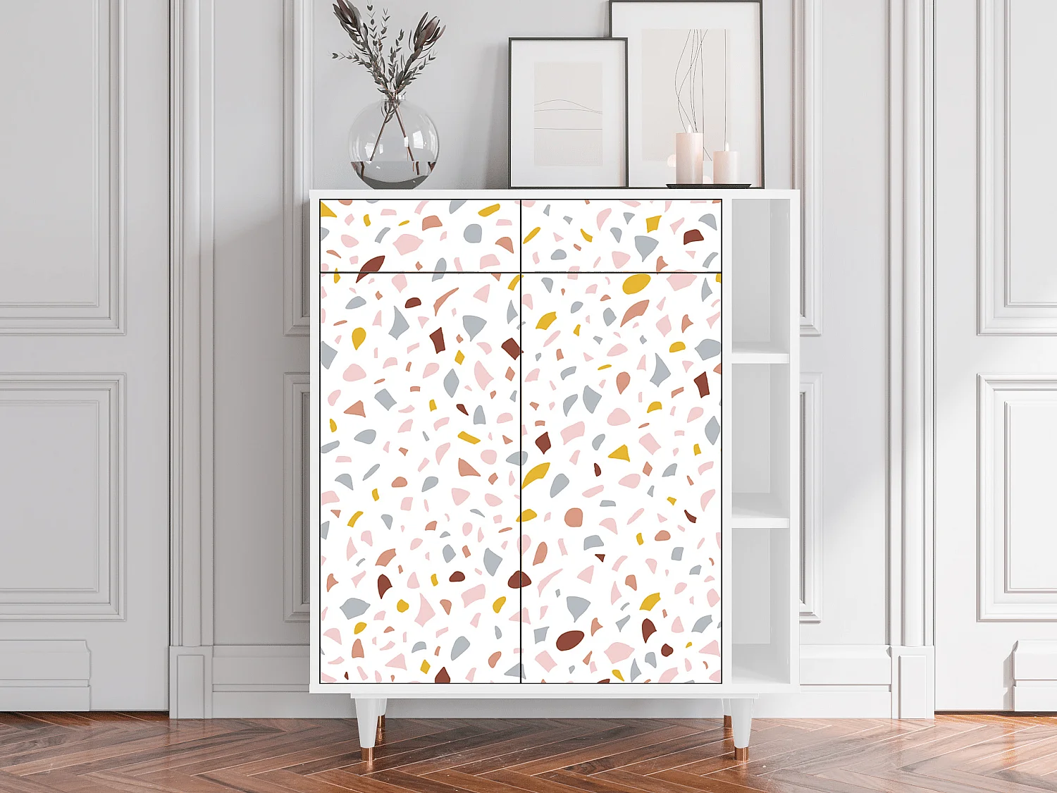 Credenza - 96х110х41 cm - BS6 - Marmelade Cheese, Bianco