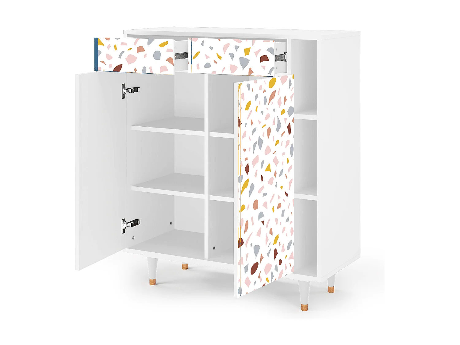 Credenza - 96х110х41 cm - BS6 - Marmelade Cheese, Bianco