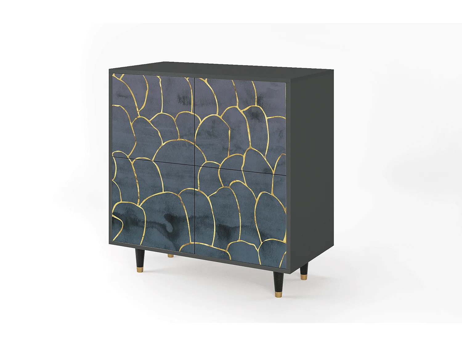 Buffet - 94x96x48 cm - BS3 - Blue Lagoon, Anthracite