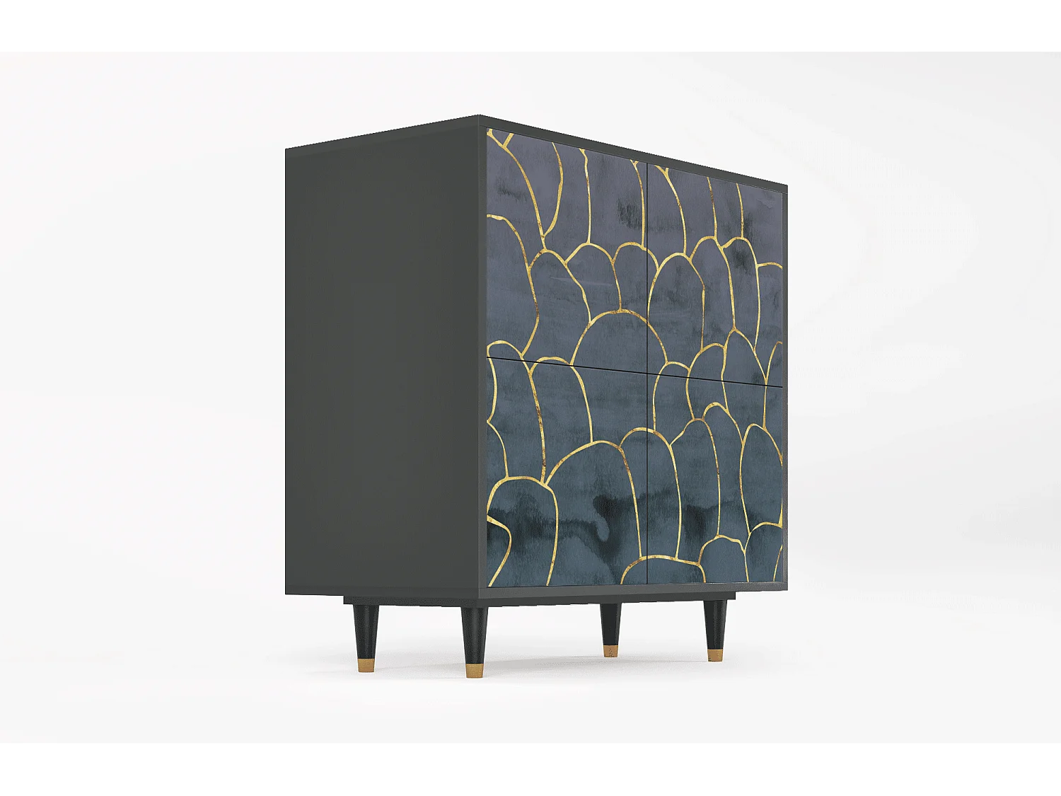 Buffet - 94x96x48 cm - BS3 - Blue Lagoon, Anthracite