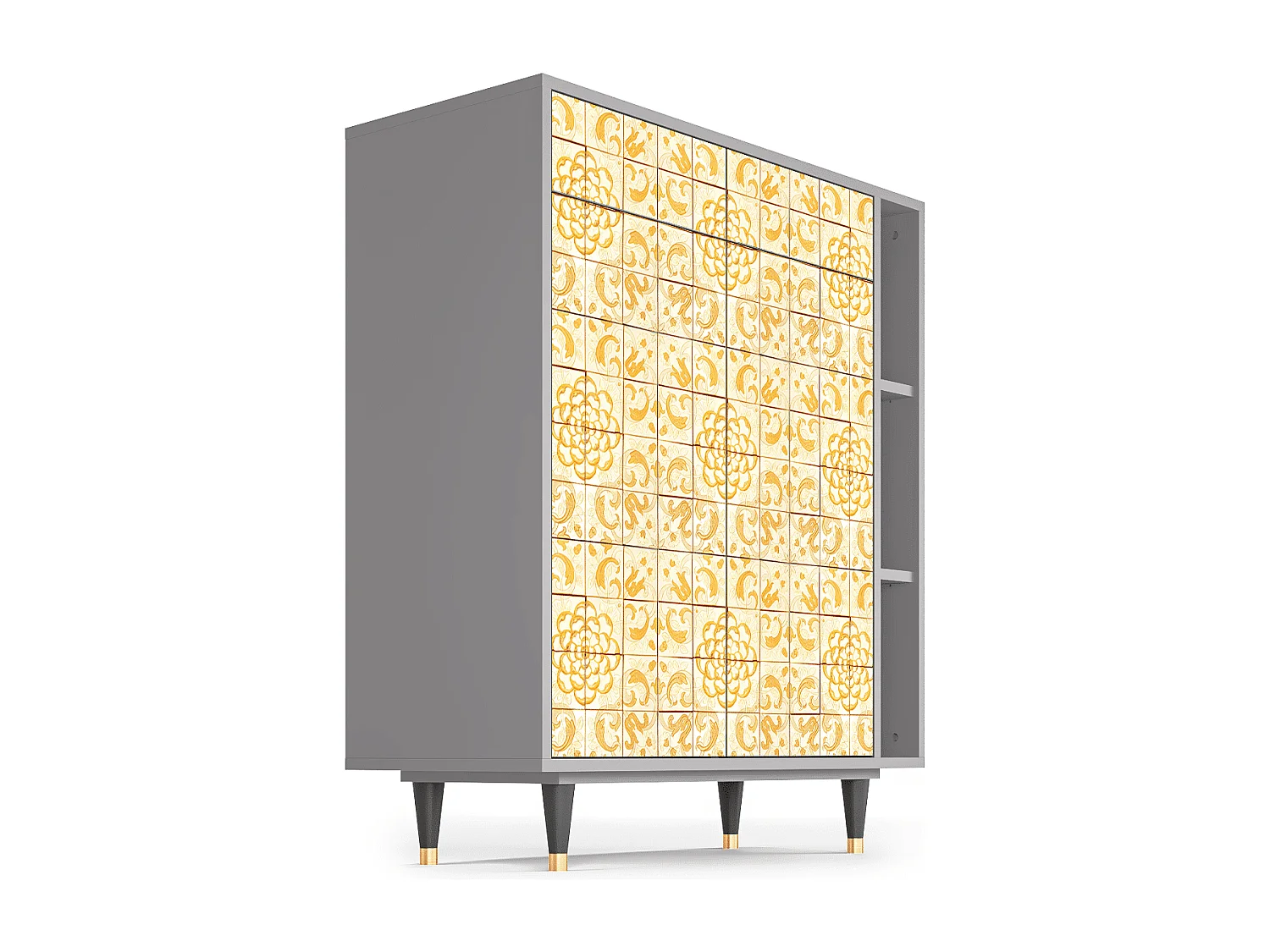 Credenza - 96х110х41 cm - BS6 - Sunshiny Tile, Grigio