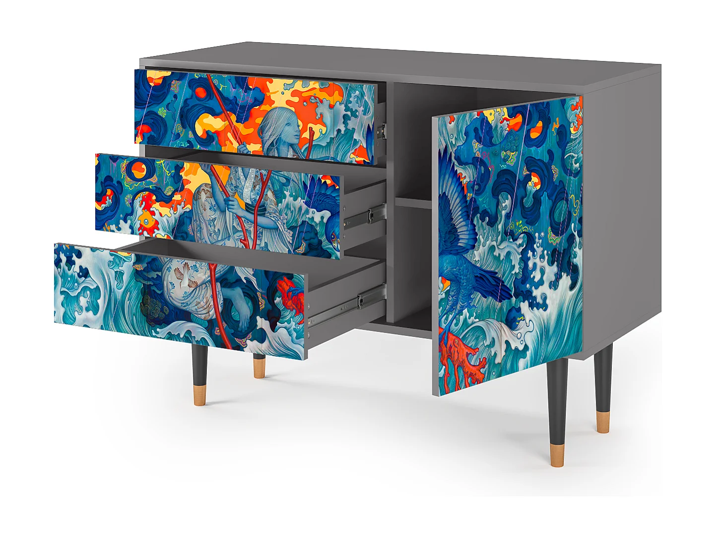 Buffet - 115х84х41 cm - S3 - Constellations by Arp, Gris