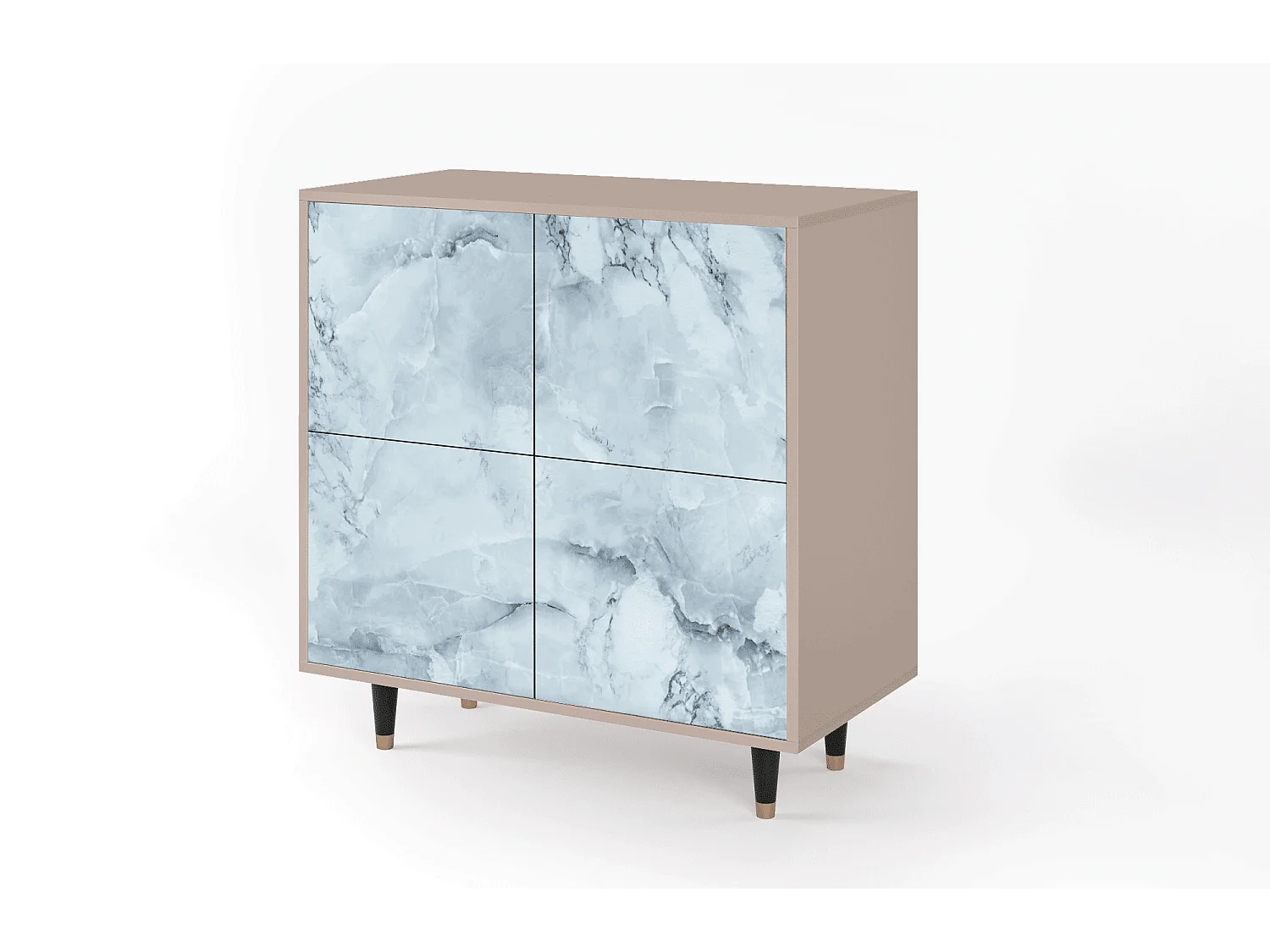 Buffet - 94x96x48 cm - BS3 - Glacial Colour, Latte