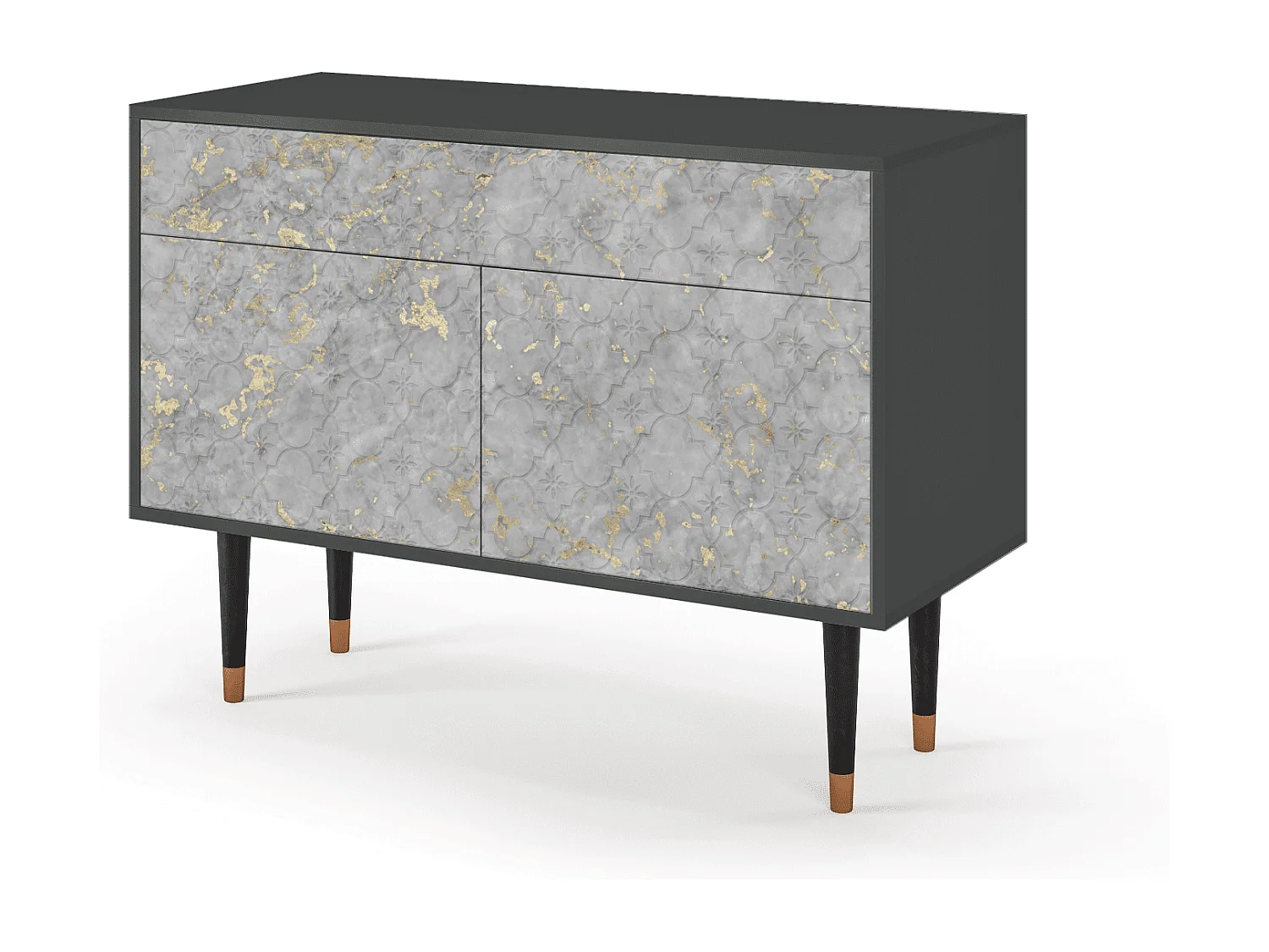 Aparador - 115x85x48 cm - BS4 - Mariana Trench, Antracite