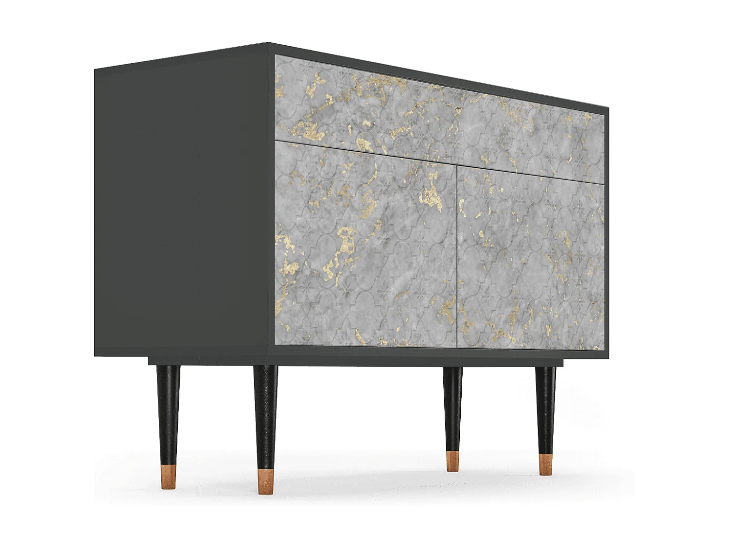 Aparador - 115x85x48 cm - BS4 - Mariana Trench, Antracite