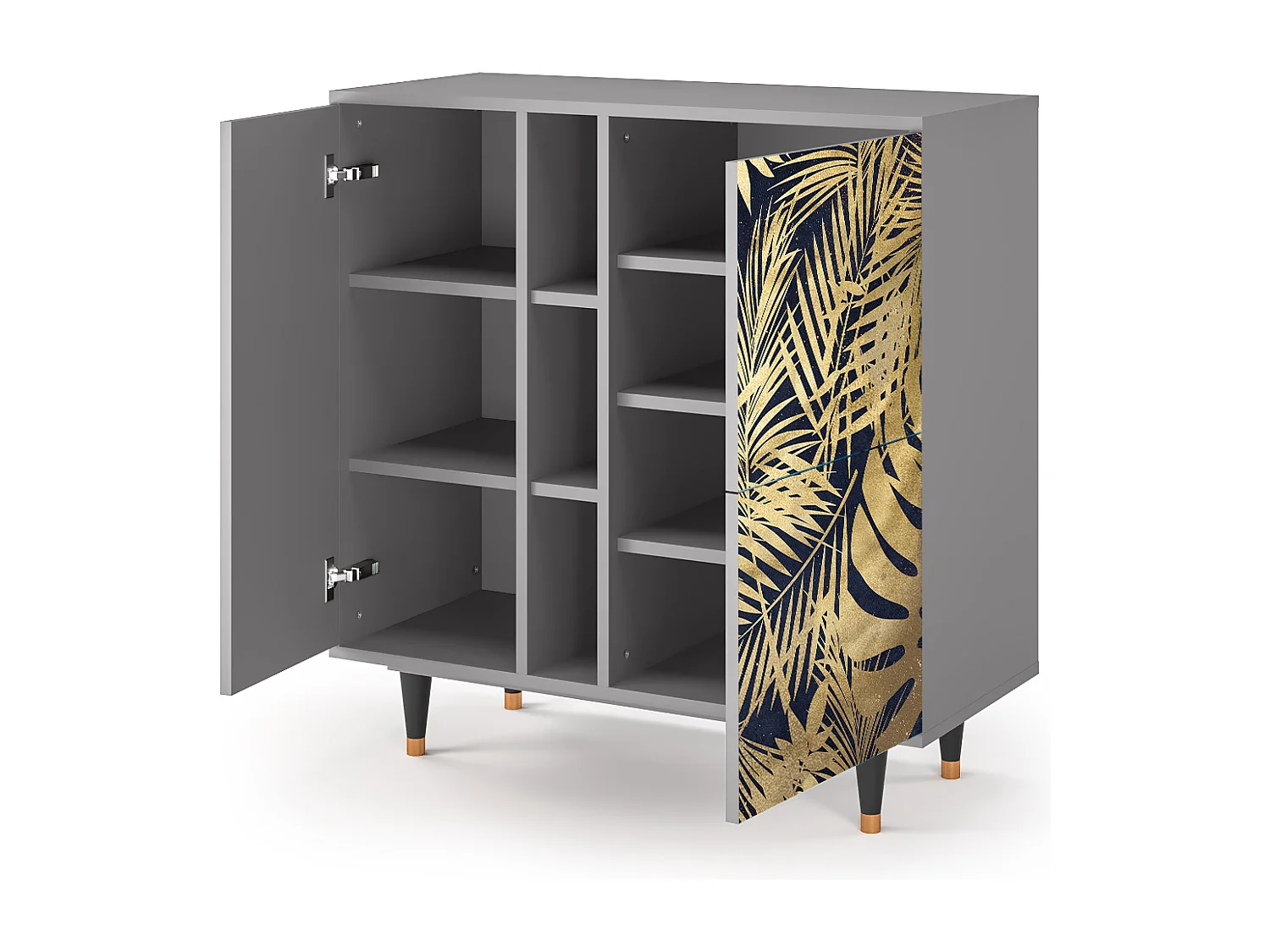 Credenza - 94х96х41 cm - BS5 - Jungle Vibes, Grigio