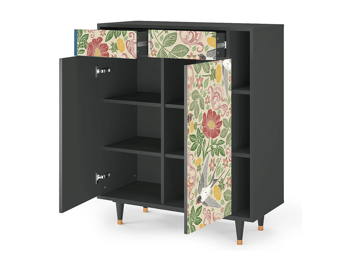 Buffet - 96х110х41 cm - BS6 - Spring Swallow, Anthracite