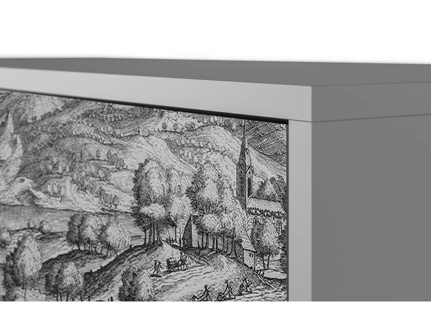 Credenza - 115х84х41 cm - S3 - Rusticorum, Grigio