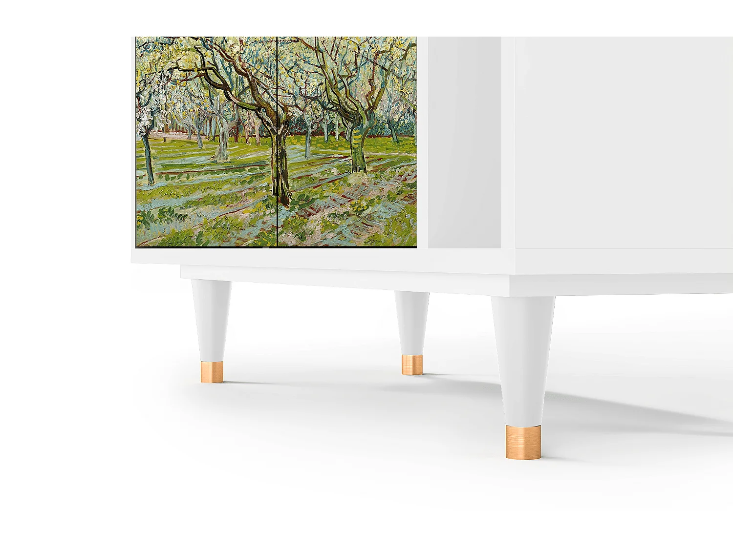 Kredens - 96х110х41 cm - BS6 - The Biały Orchard, Biały