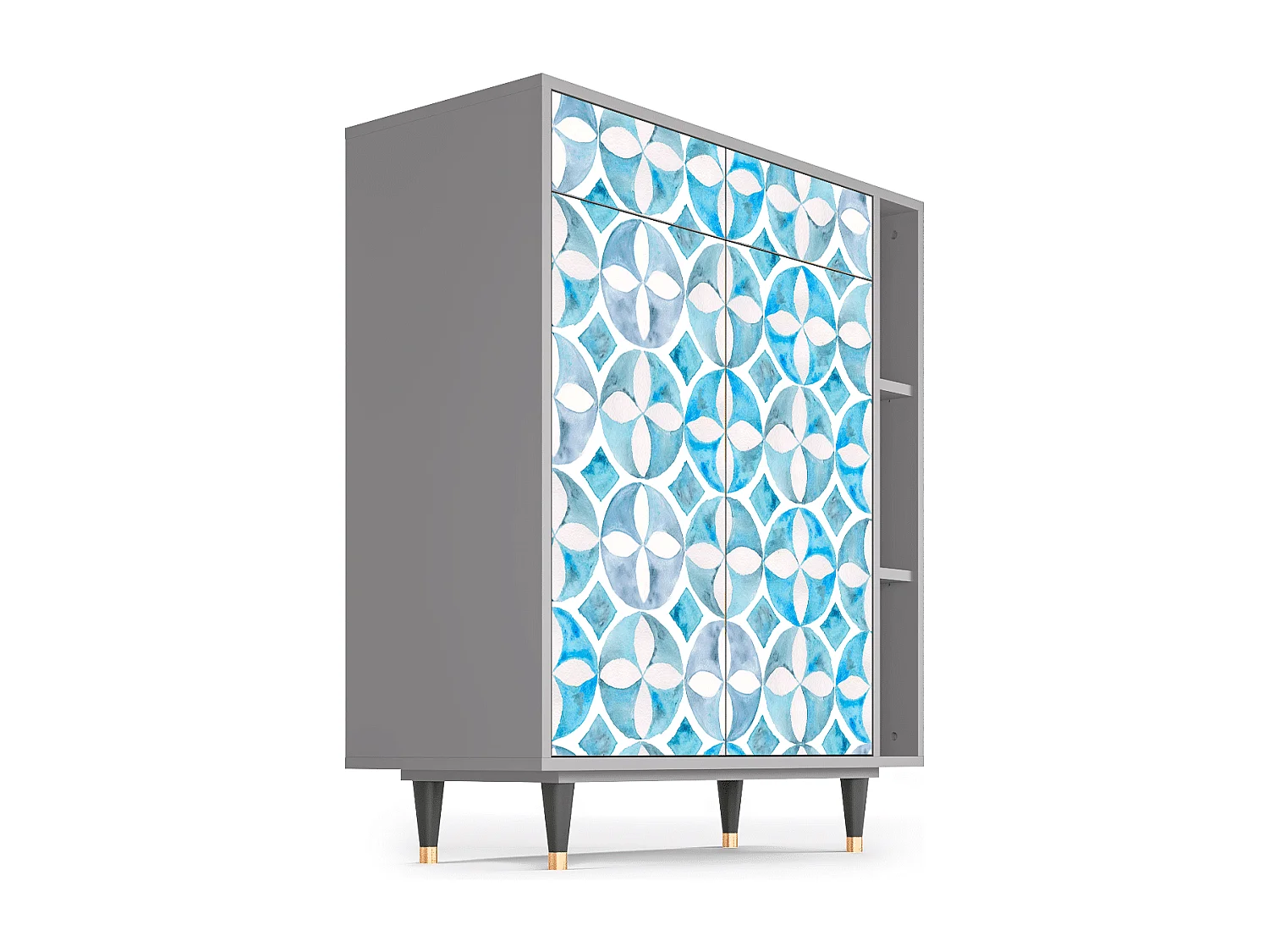 Credenza - 96х110х41 cm - BS6 - Porto Mood, Grigio