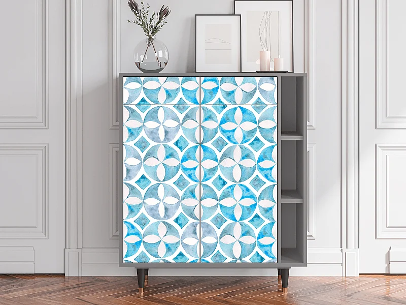 Kredens - 96х110х41 cm - BS6 - Porto Mood, Szary