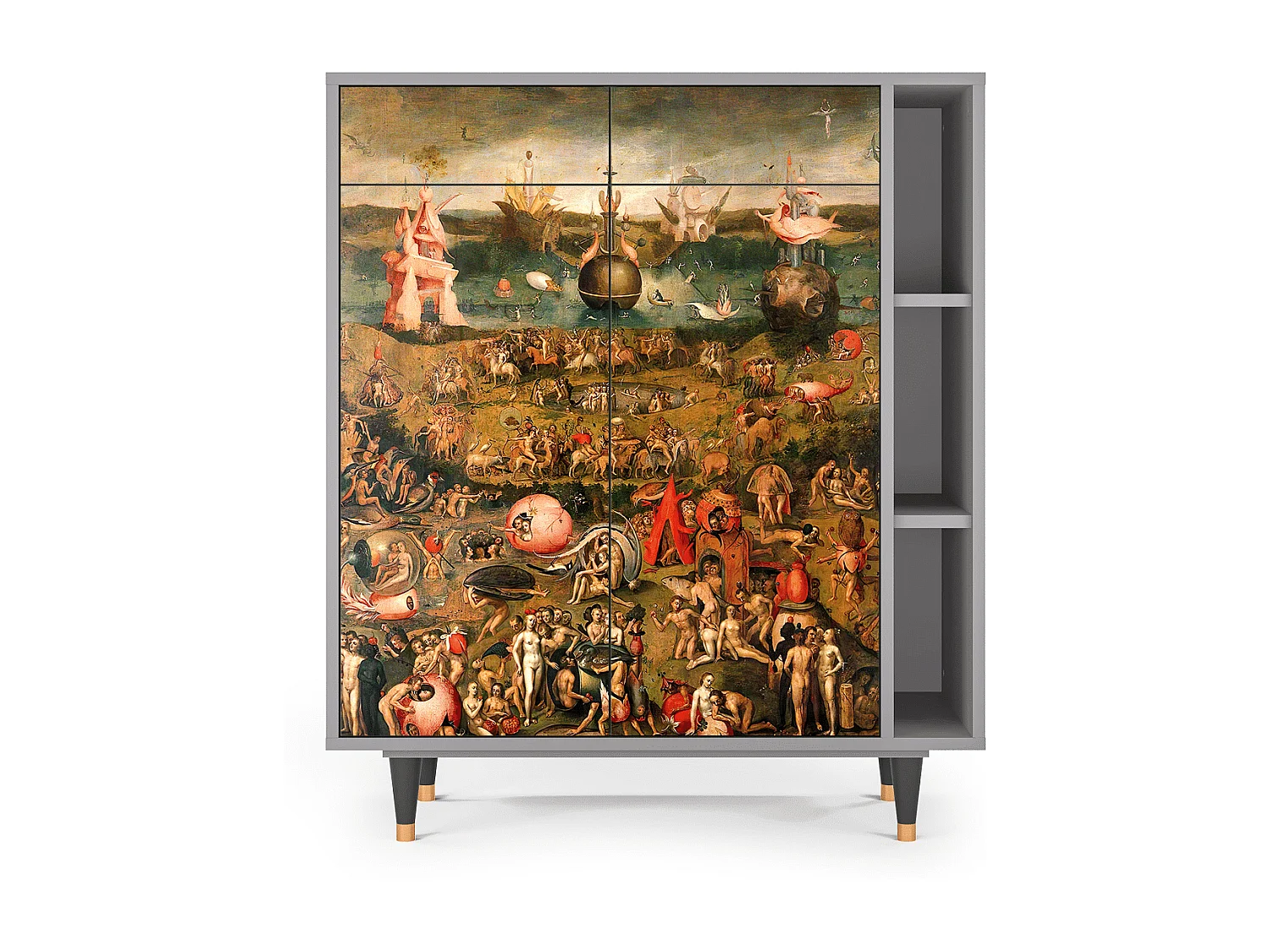 Credenza - 96х110х41 cm - BS6 - Garden of Delights , Grigio