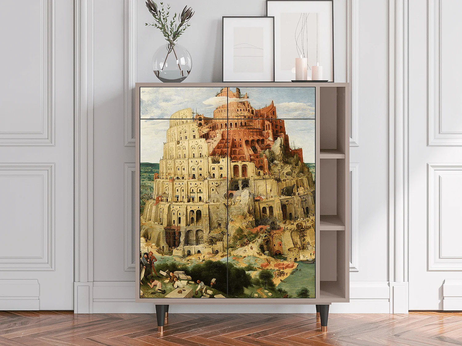Aparador - 96х110х41 cm - BS6 - Elder The Tower, Latte