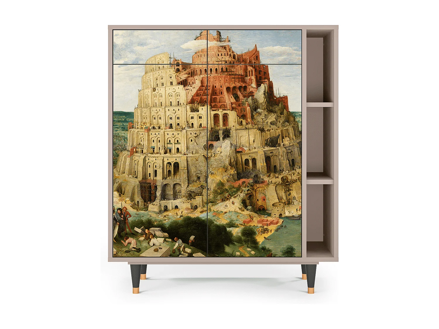 Aparador - 96х110х41 cm - BS6 - Elder The Tower, Latte