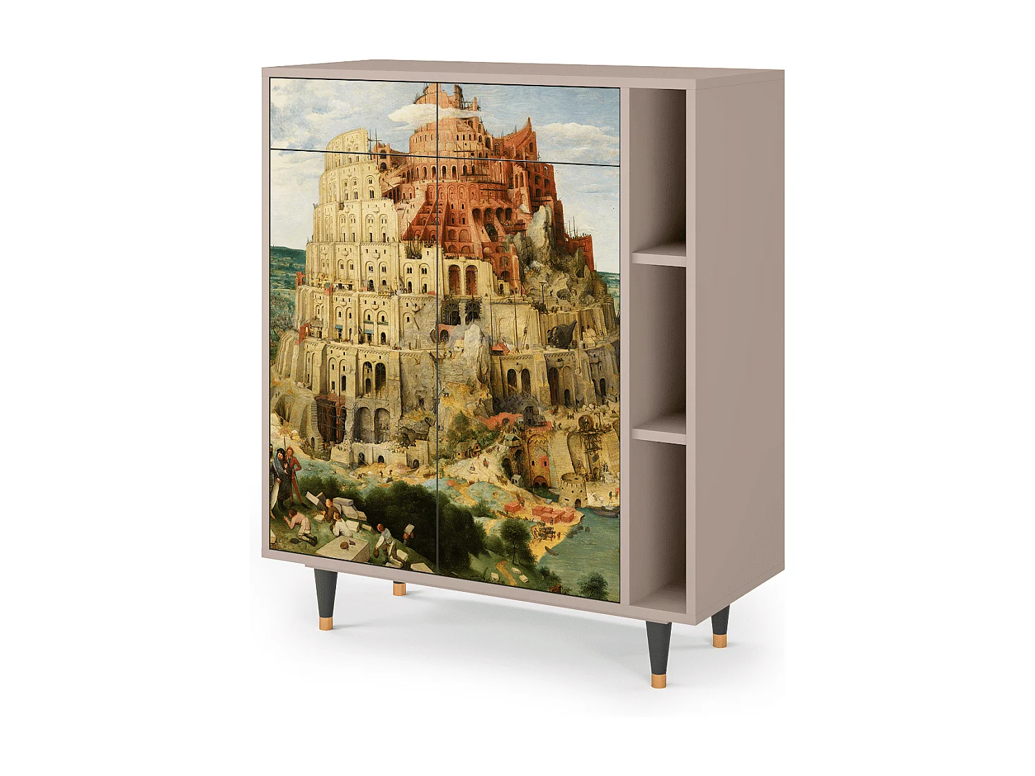 Aparador - 96х110х41 cm - BS6 - Elder The Tower, Latte