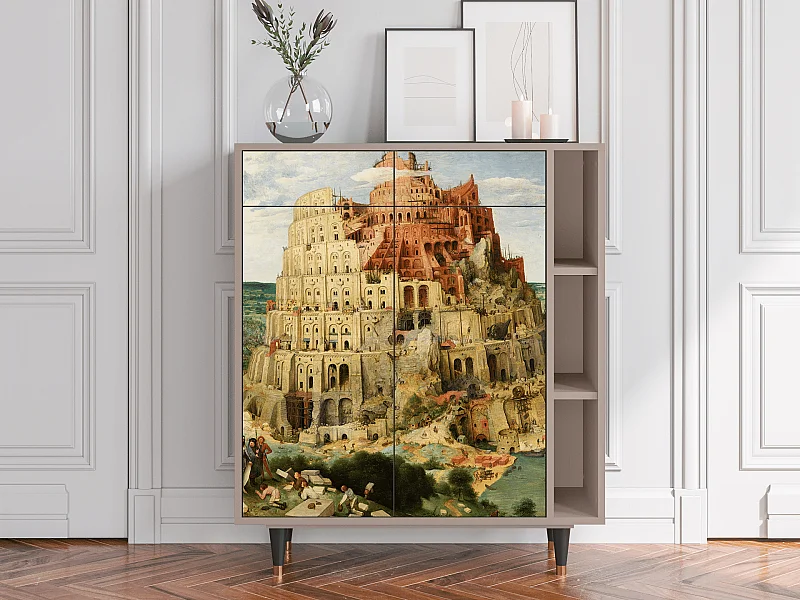 Aparador - 96х110х41 cm - BS6 - Elder The Tower, Latte