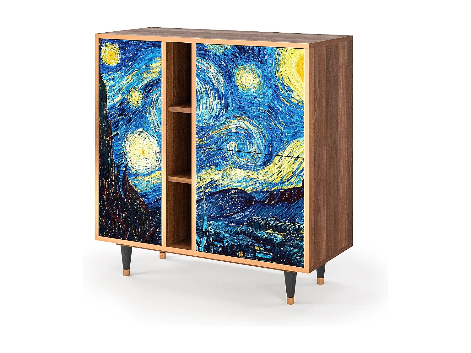 Buffet - 94х96х41 cm - BS5 - The Starry Night  , Noyer