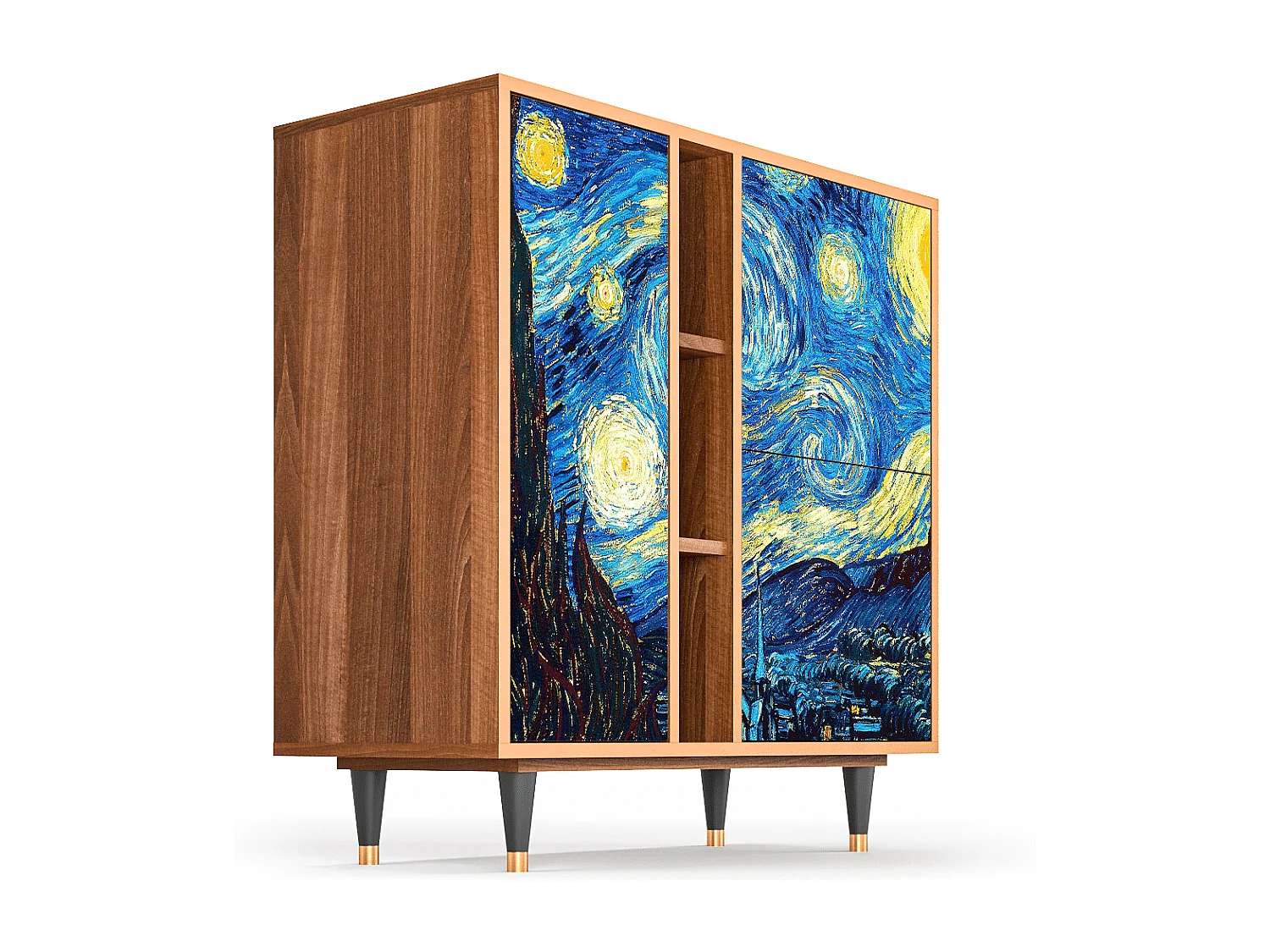 Buffet - 94х96х41 cm - BS5 - The Starry Night  , Noyer