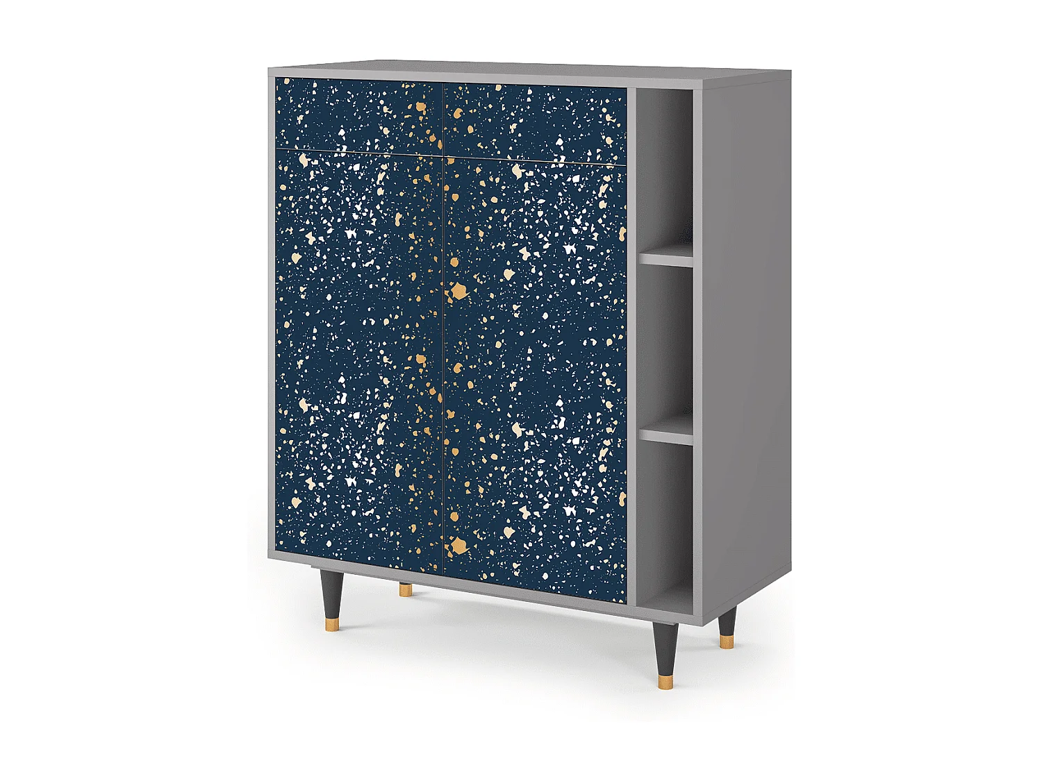 Dressoir - 96х110х41 cm - BS6 - Starfall, Grijs