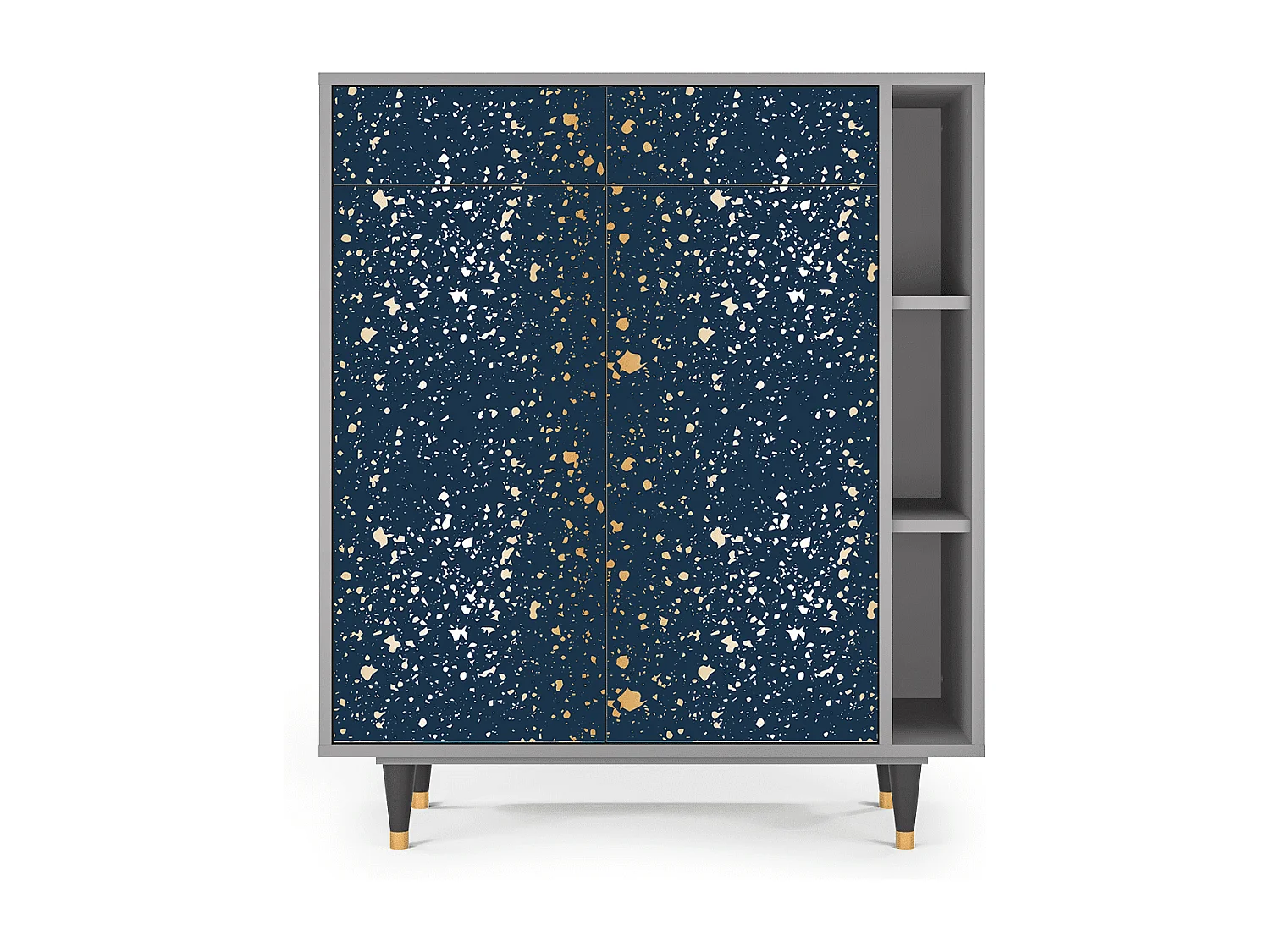 Sideboard - 96х110х41 cm - BS6 - Starfall, Grau