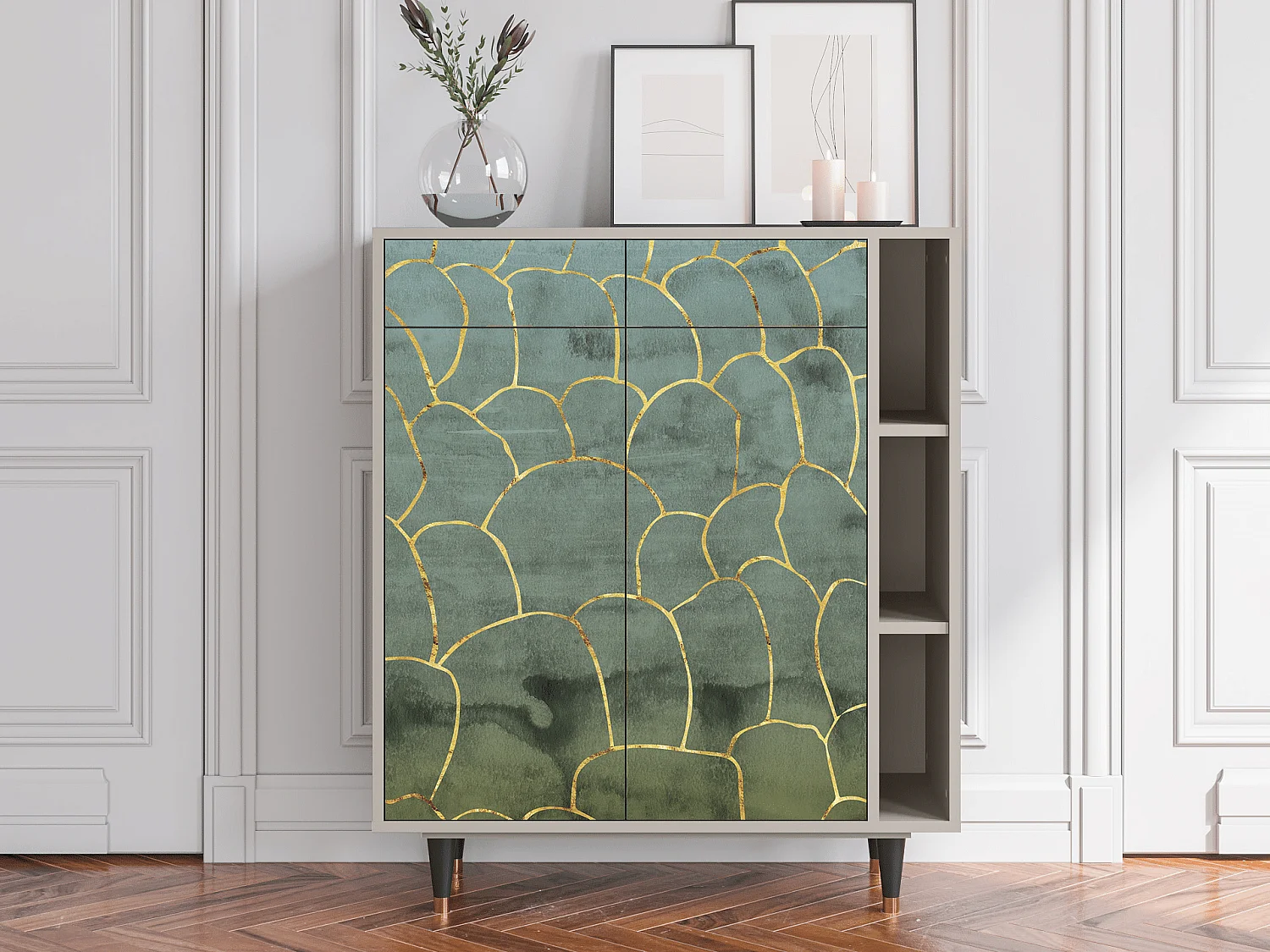 Buffet - 96х110х41 cm - BS6 - Magnificent Water Lily, Sable