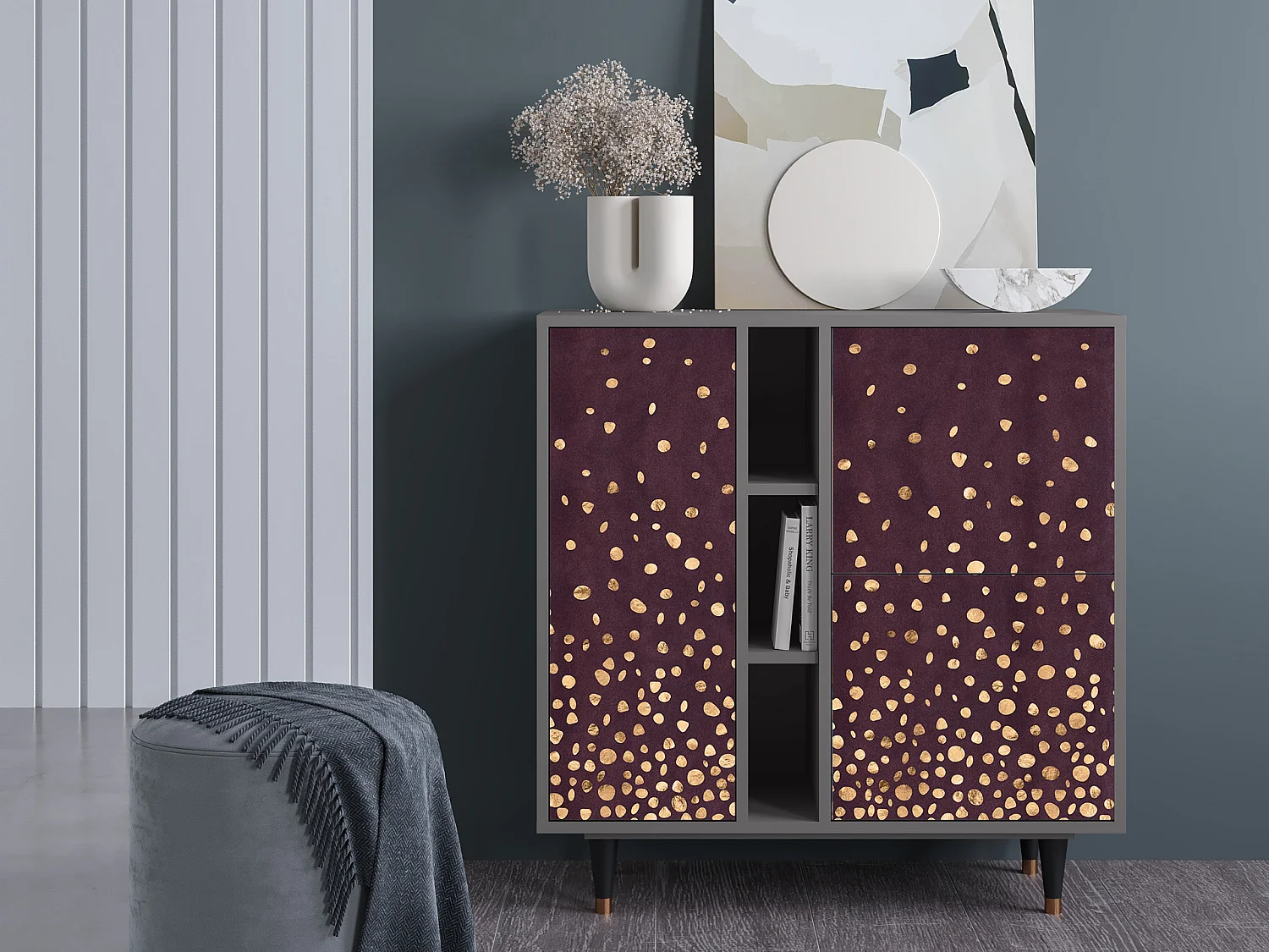 Buffet - 94х96х41 cm - BS5 - Glowworms, Gris