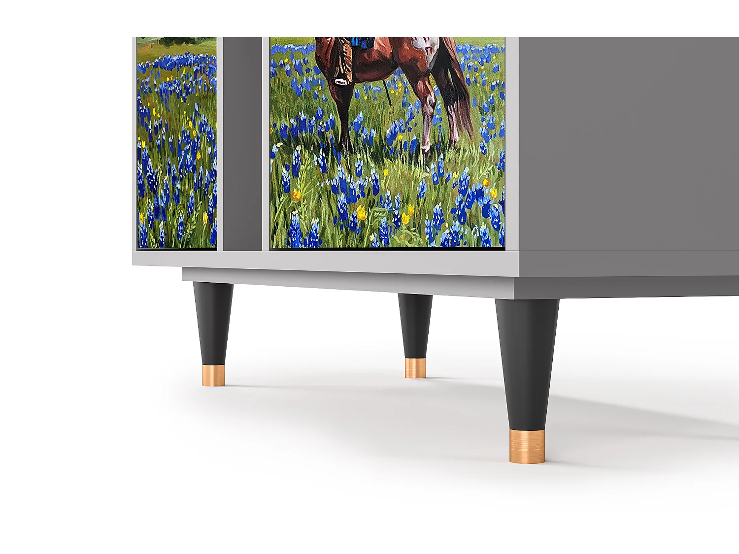 Sideboard - 94х96х41 cm - BS5 - Thunderheads by Dean, Grau