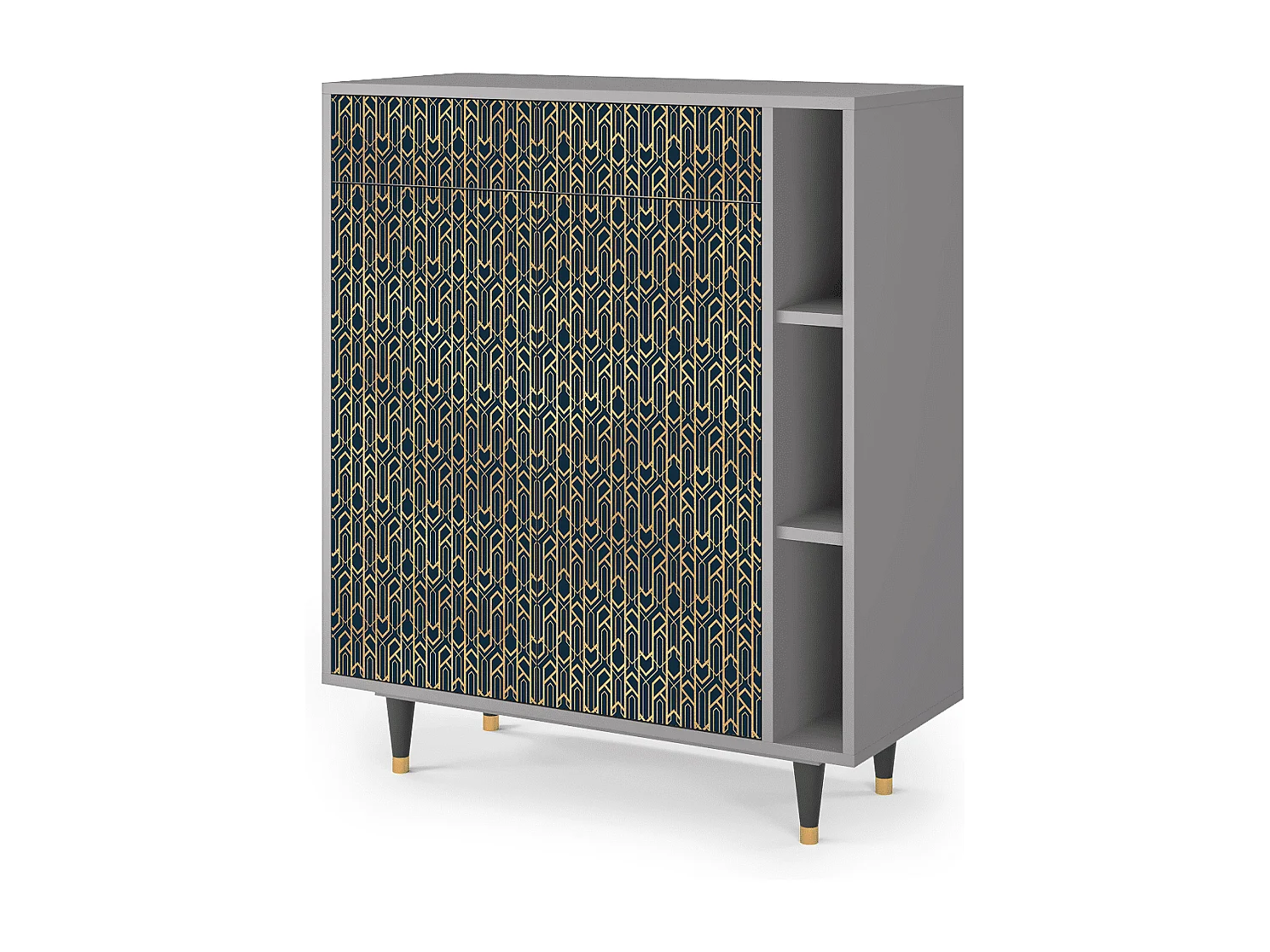 Credenza - 96х110х41 cm - BS6 - Golden Empire, Grigio