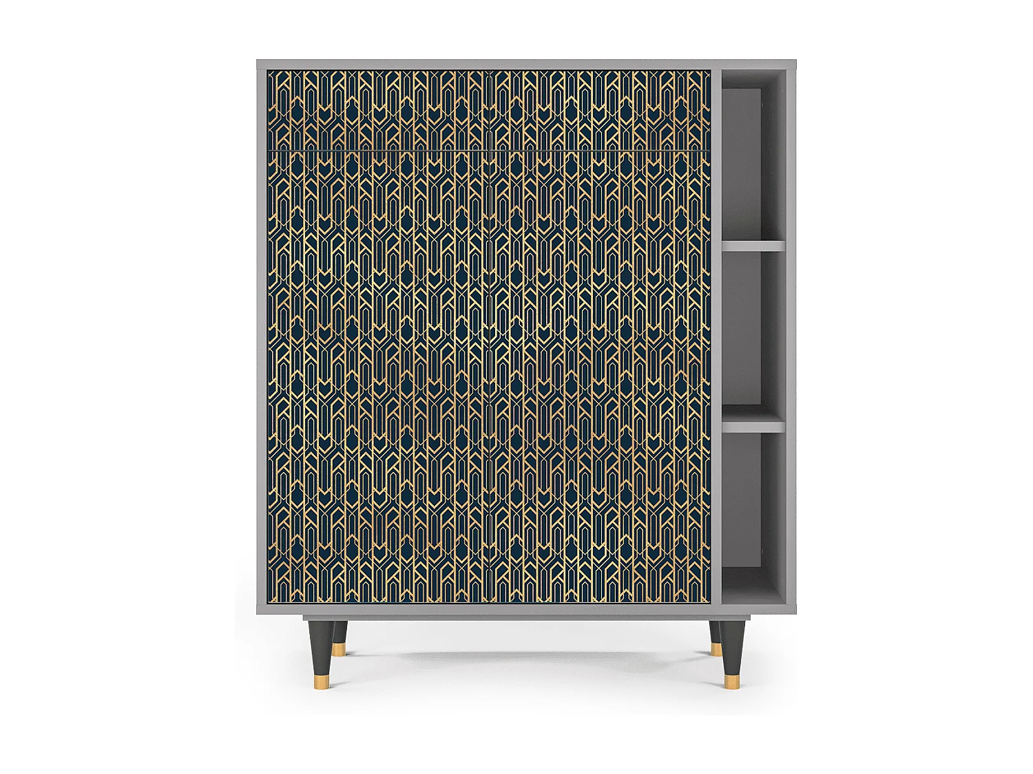 Credenza - 96х110х41 cm - BS6 - Golden Empire, Grigio
