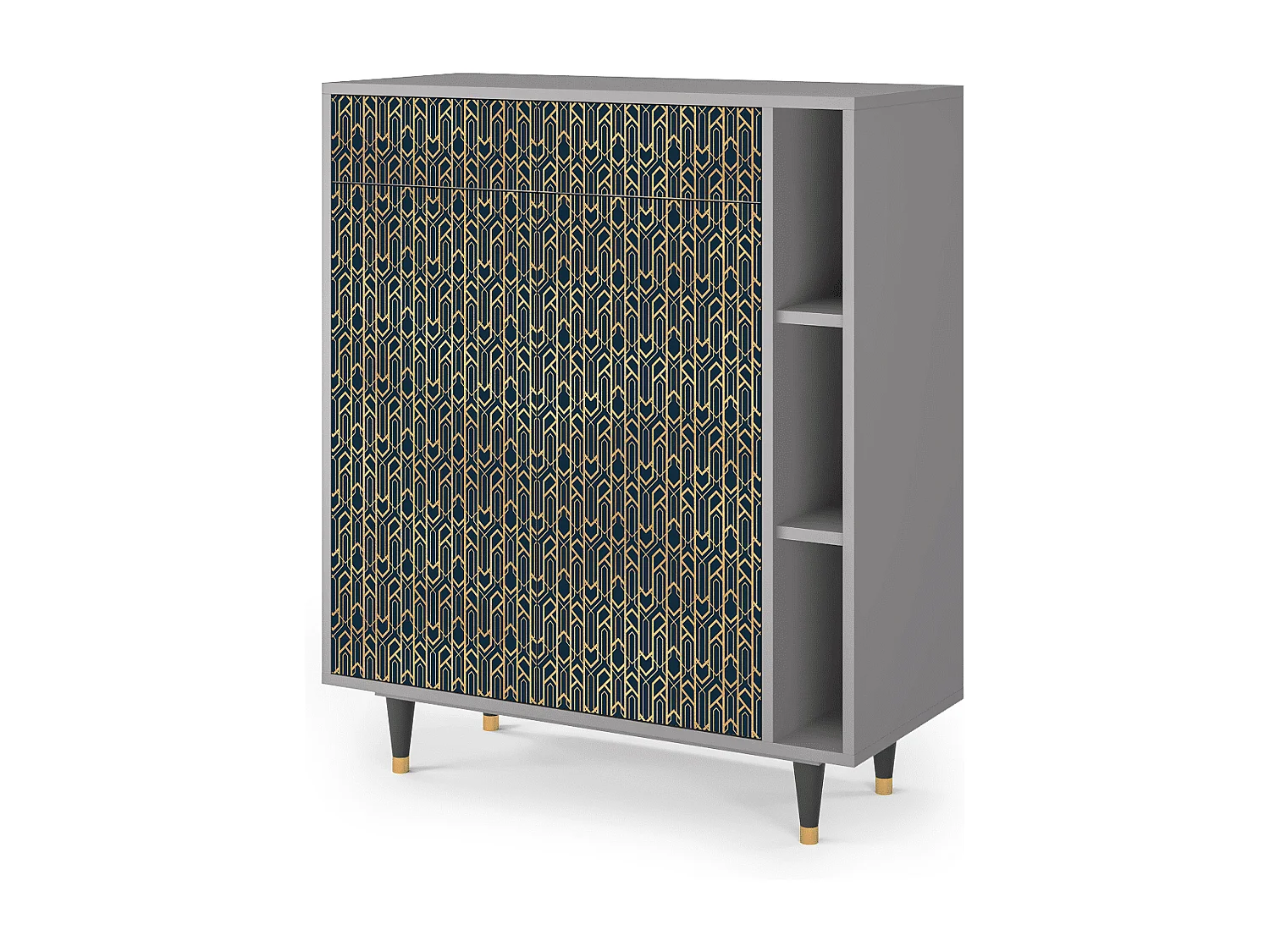 Credenza - 96х110х41 cm - BS6 - Golden Empire, Grigio
