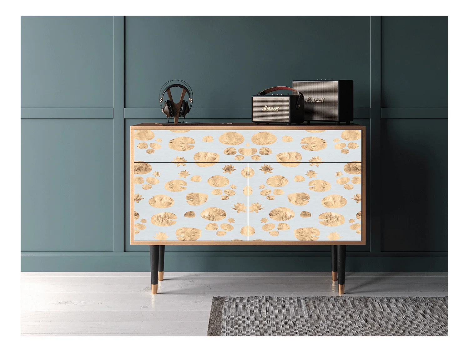 Buffet - 115x85x48 cm - BS4 - Summer Berries, Noyer