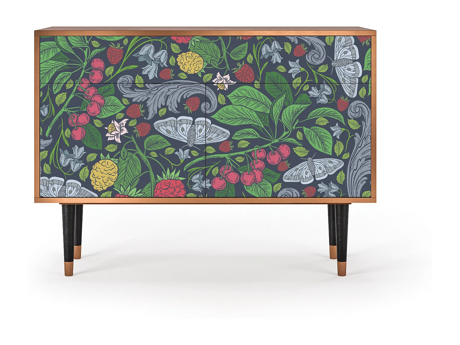 Buffet - 115x85x48 cm - BS4 - Summer Berries, Noyer