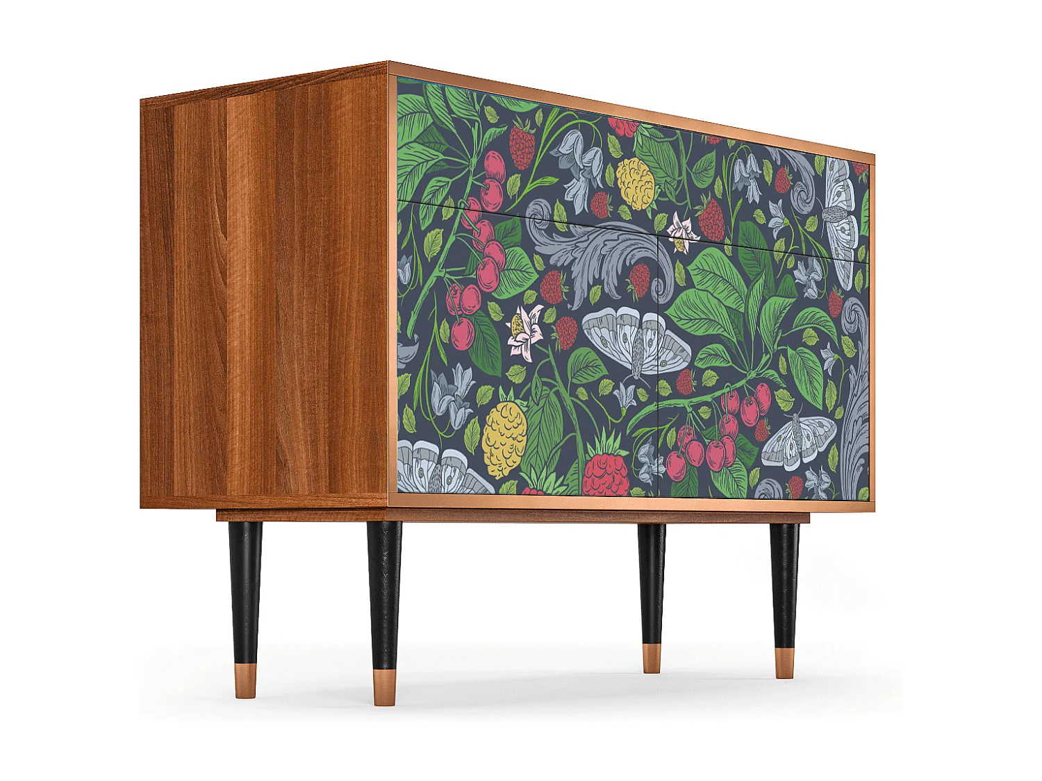 Buffet - 115x85x48 cm - BS4 - Summer Berries, Noyer