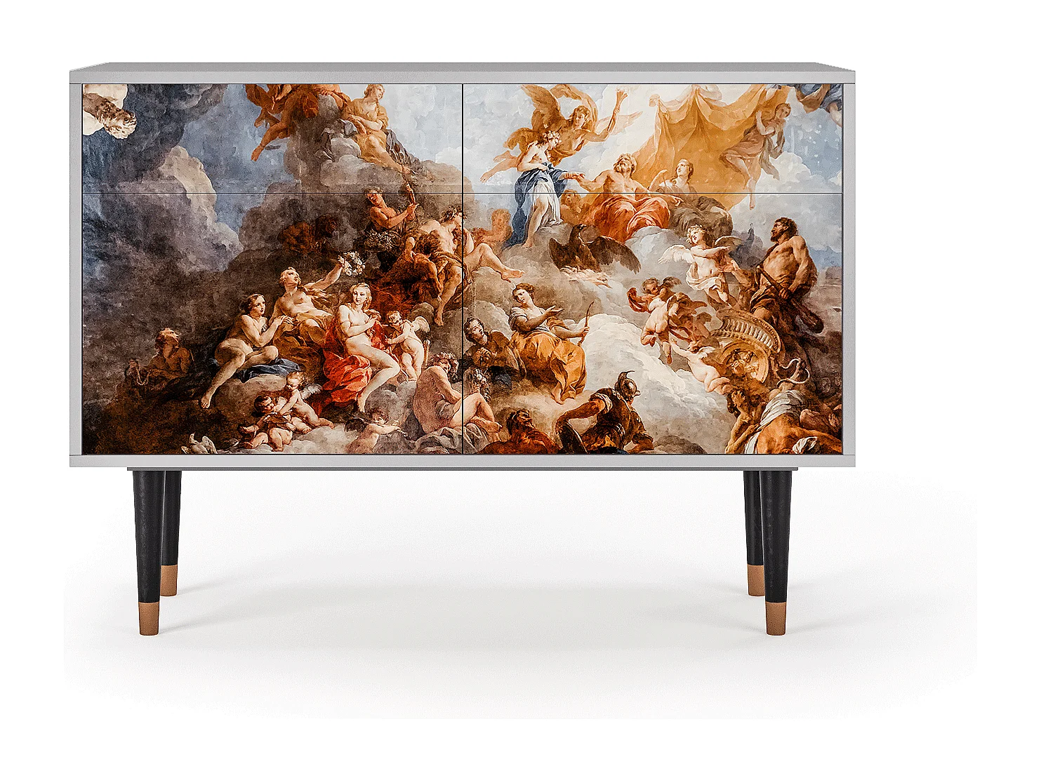 Buffet - 115x85x48 cm - BS4 - Versailles, Gris