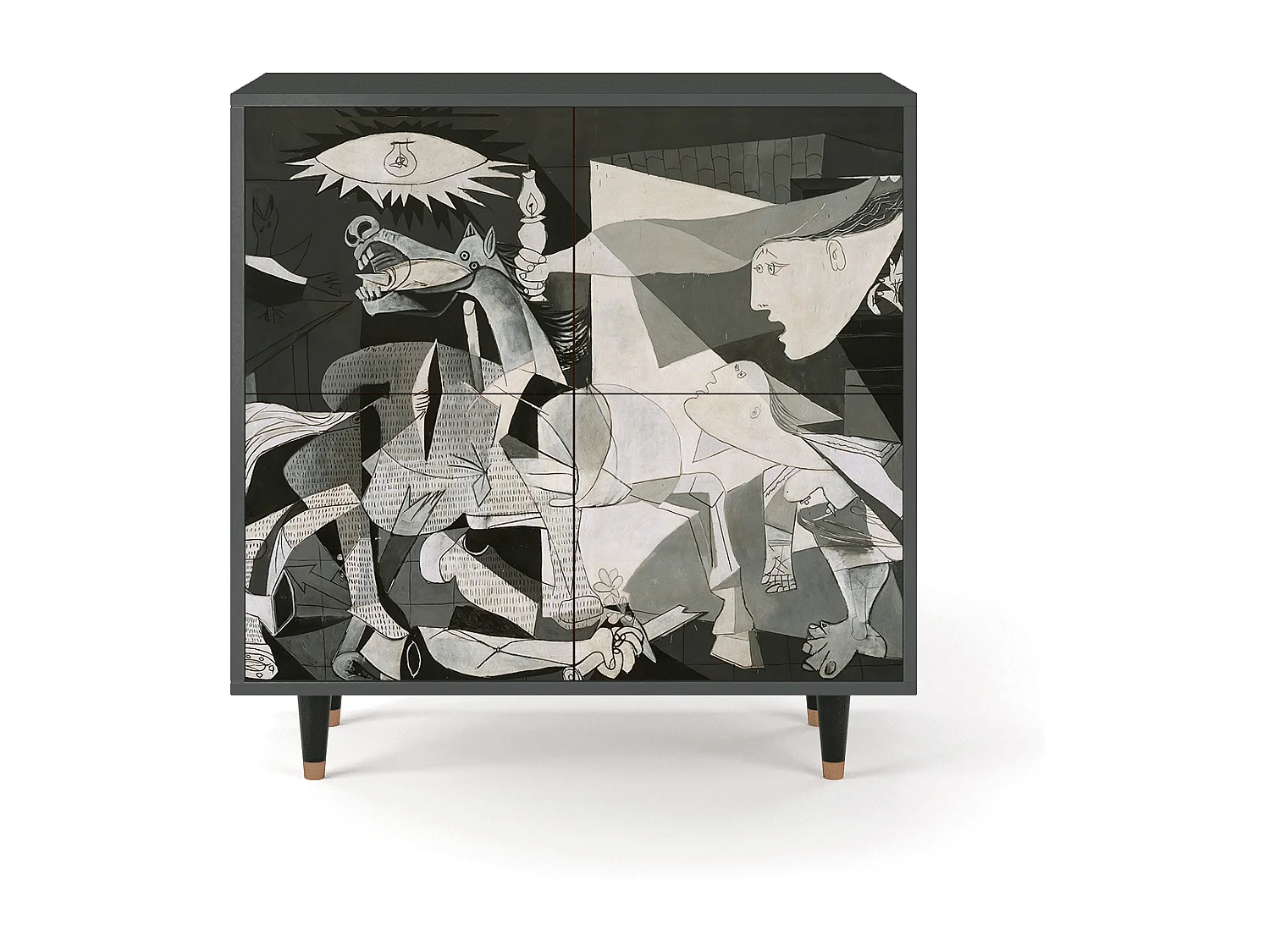 Aparador - 94x96x48 cm - BS3 - Guernica by Picasso, Antracite