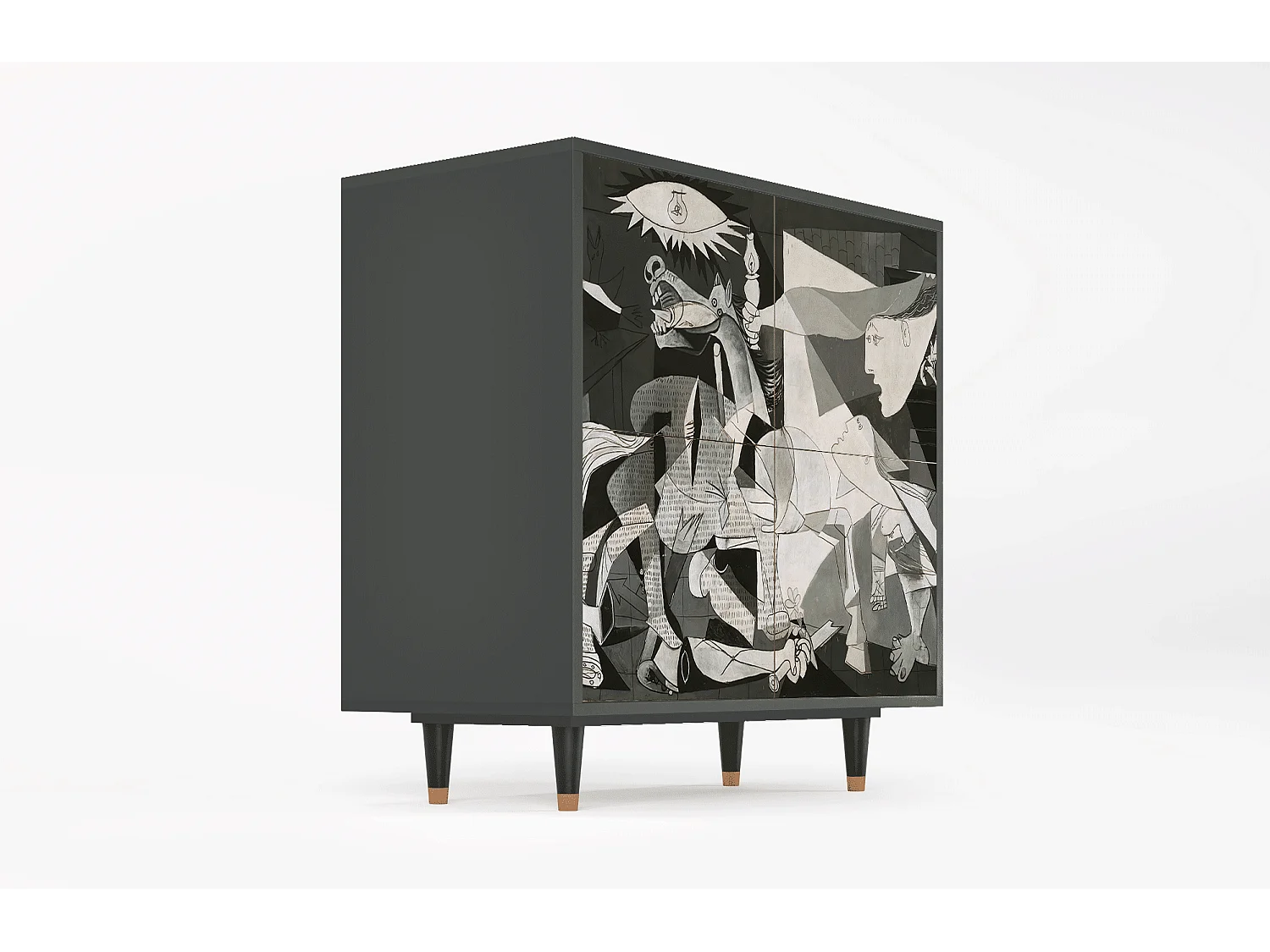 Aparador - 94x96x48 cm - BS3 - Guernica by Picasso, Antracite