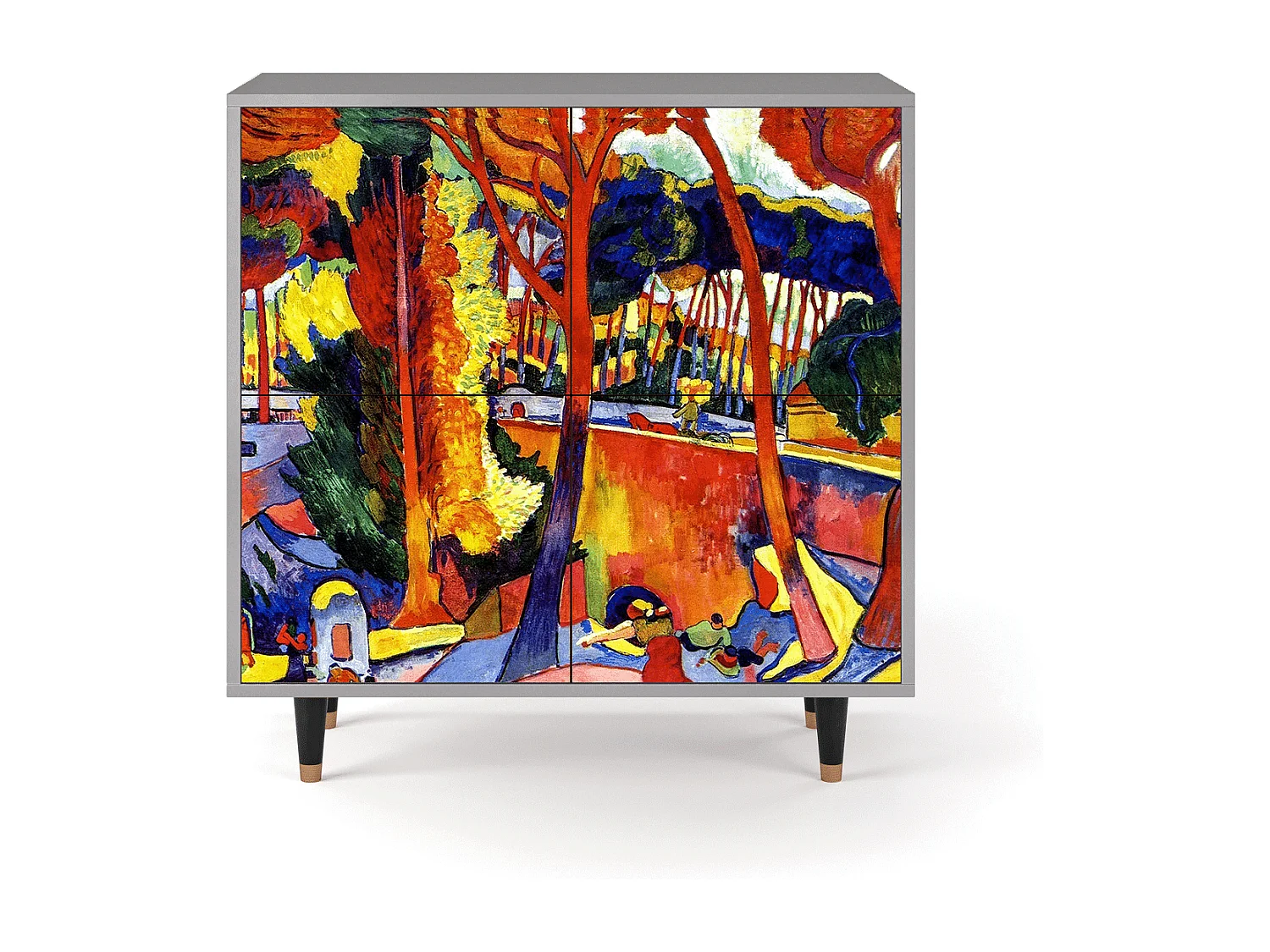 Buffet - 94x96x48 cm - BS3 - The Turning Road, Gris