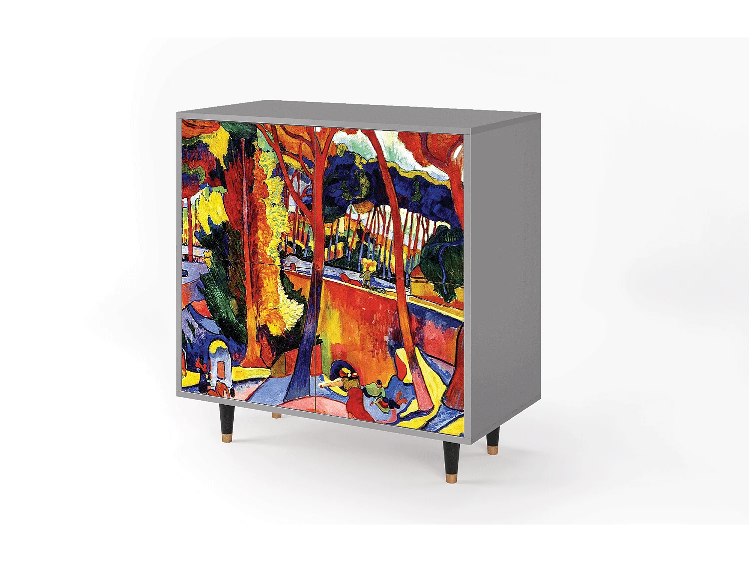 Buffet - 94x96x48 cm - BS3 - The Turning Road, Gris