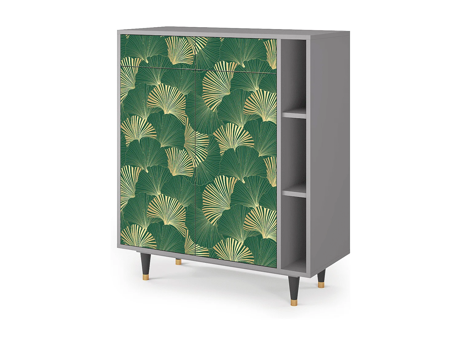 Sideboard - 96х110х41 cm - BS6 - Gold Ginkgo, Grau