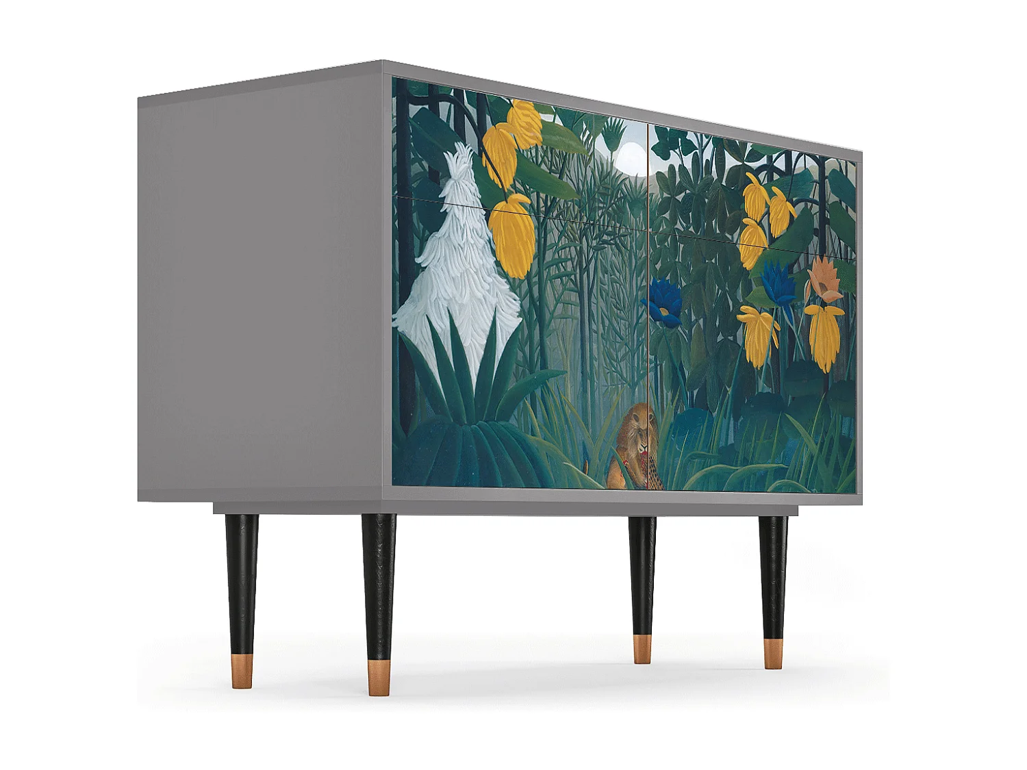 Credenza - 115x85x48 cm - BS4 - The Repast of the Lion, Grigio