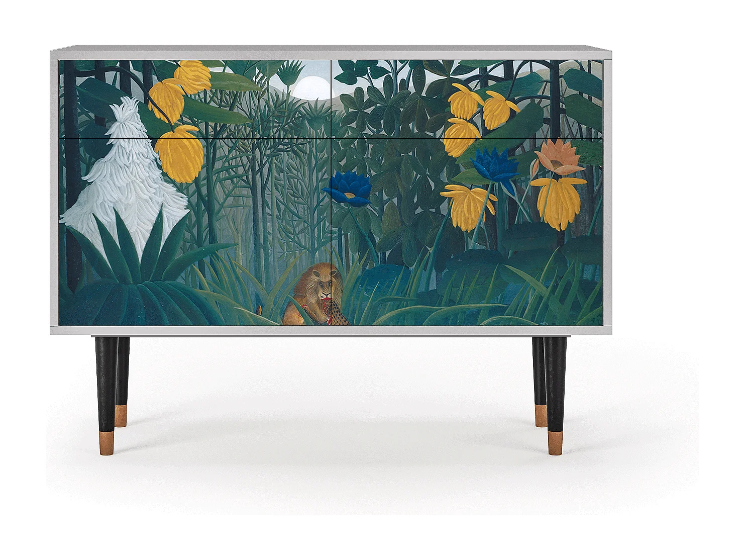 Buffet - 115x85x48 cm - BS4 - The Repast of the Lion, Gris