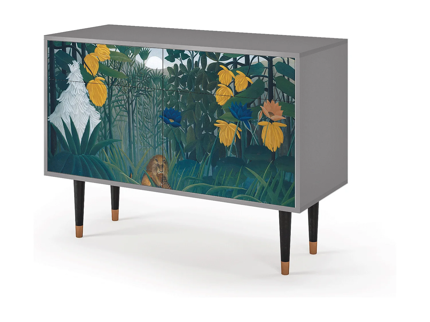 Buffet - 115x85x48 cm - BS4 - The Repast of the Lion, Gris