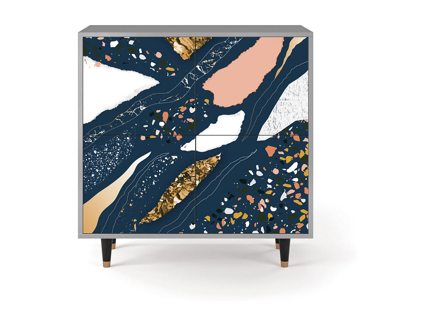 Buffet - 94x96x48 cm - BS3 - Nude Iceberg, Gris