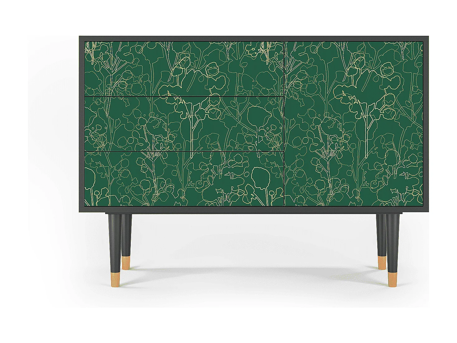 Credenza - 115х84х41 cm - S3 - Emerald Forest, Antracite