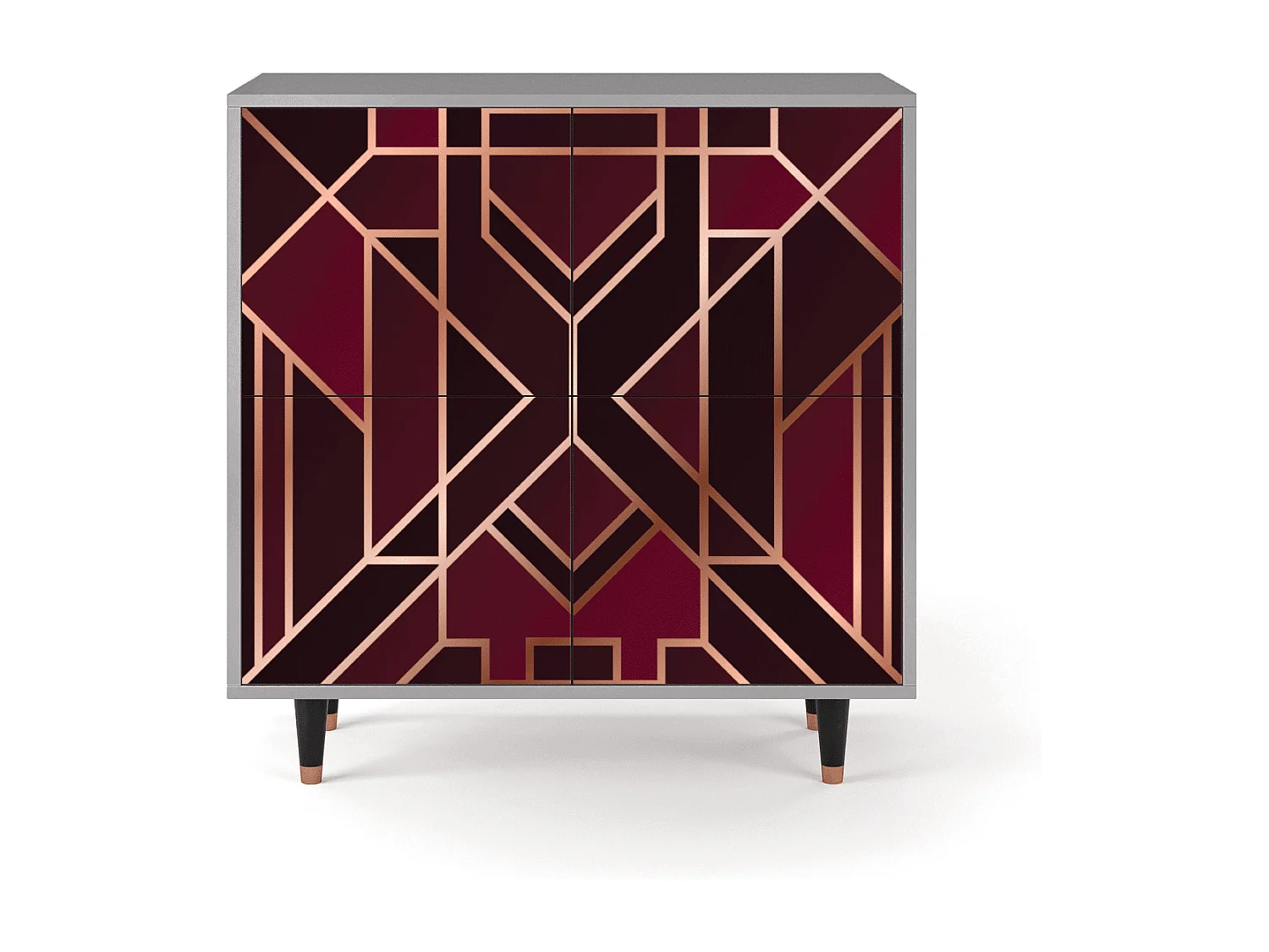 Buffet - 94x96x48 cm - BS3 - Burgundy Jewelery, Gris