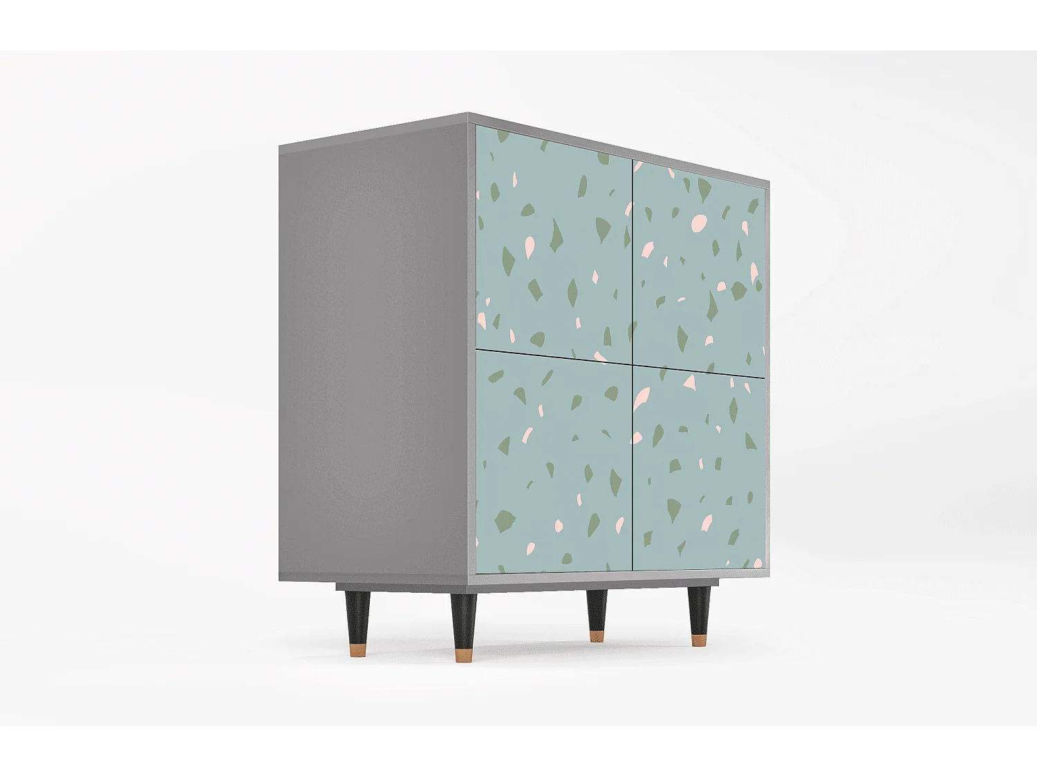 Buffet - 94x96x48 cm - BS3 - Blue Drops, Gris