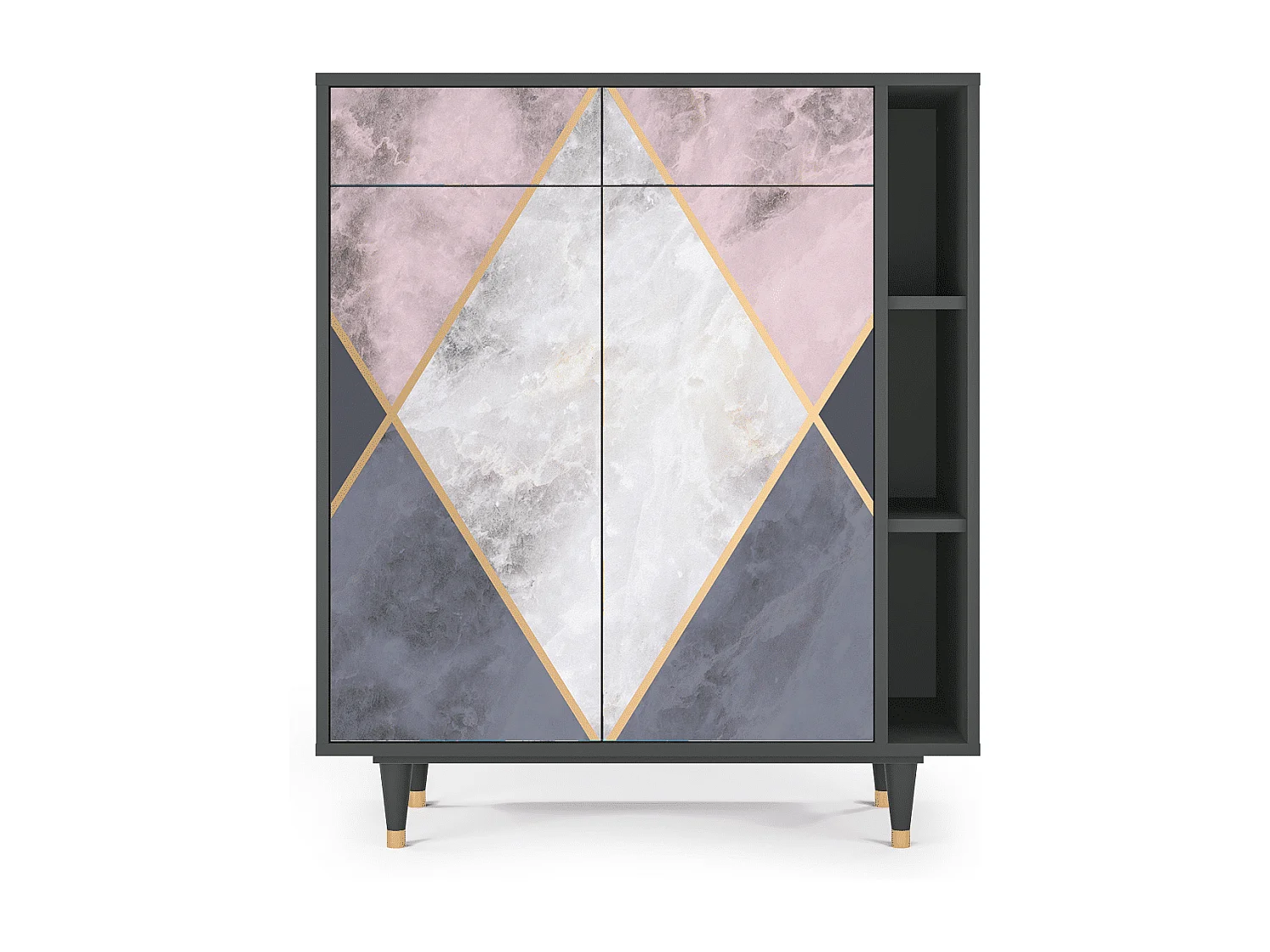 Aparador - 96х110х41 cm - BS6 - Ideal Harmony, Antracite