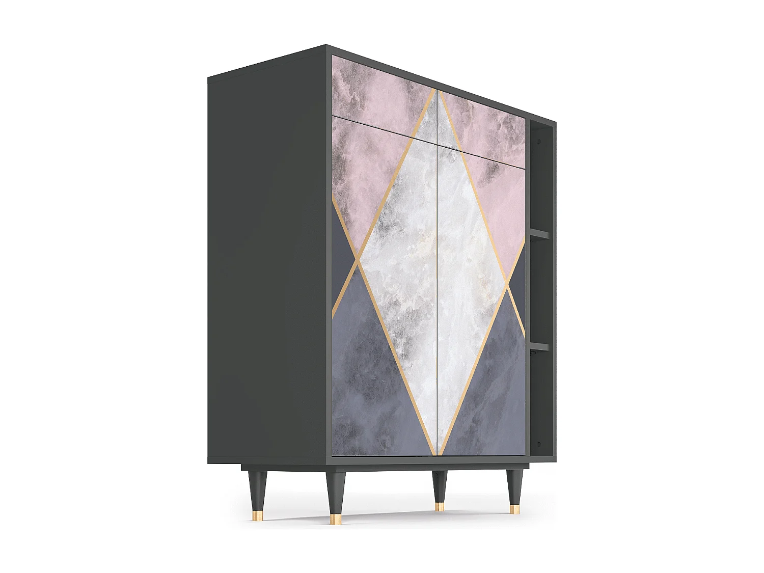 Buffet - 96х110х41 cm - BS6 - Ideal Harmony, Anthracite