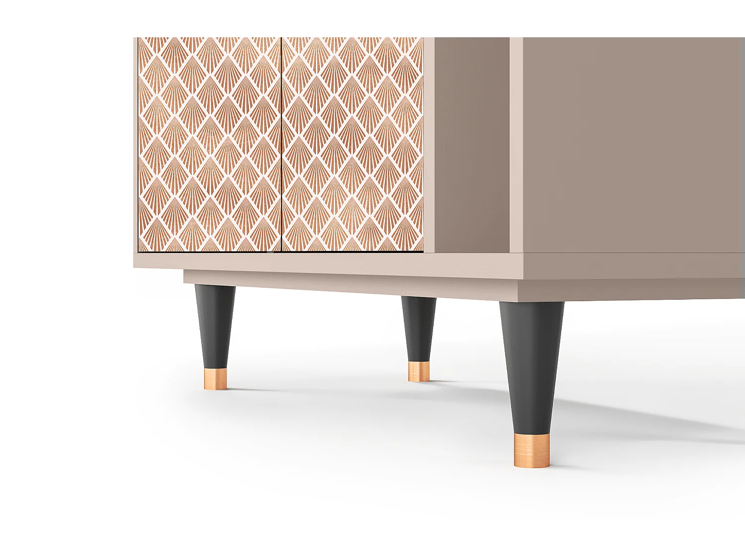 Kredens - 96х110х41 cm - BS6 - Pastel Sunrise, Latte